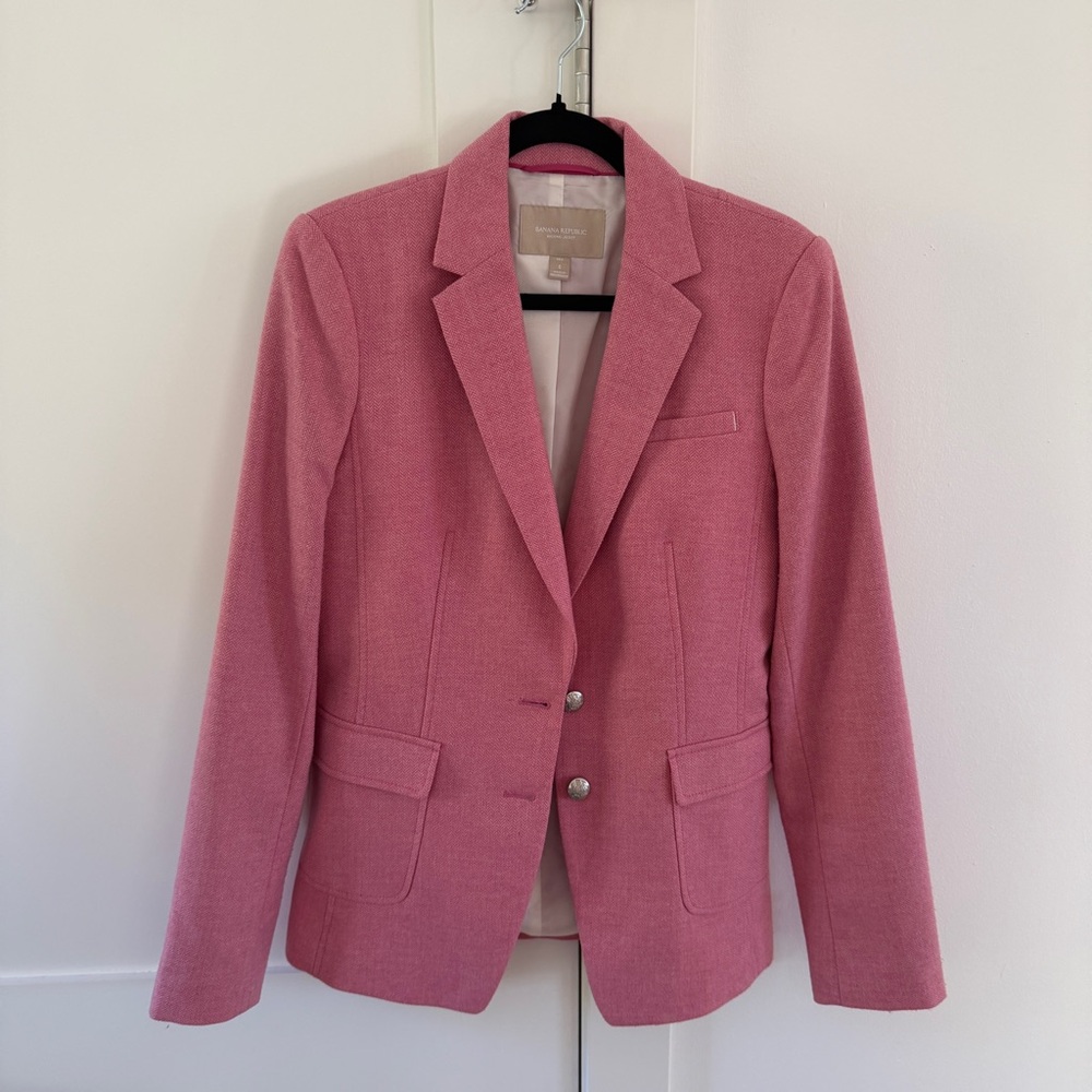 Banana Republic Pink Women's Blazer